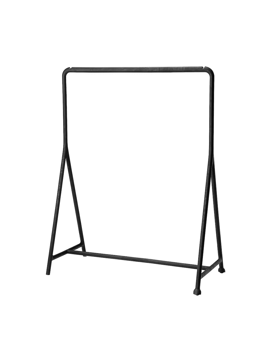 Вешалка для одежды внутренняя / уличная IKEA Turbo черная 117x59 см