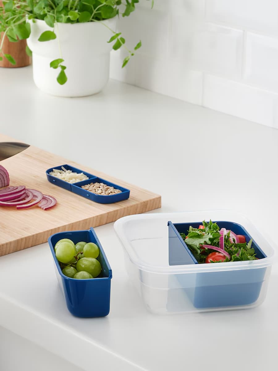 Вставка для пищевого контейнера IKEA 365+ комплект из 2 шт