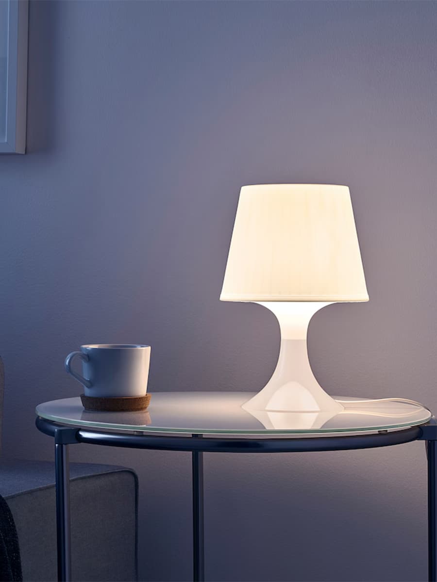 Настольная лампа IKEA LAMPAN Белый 29 см