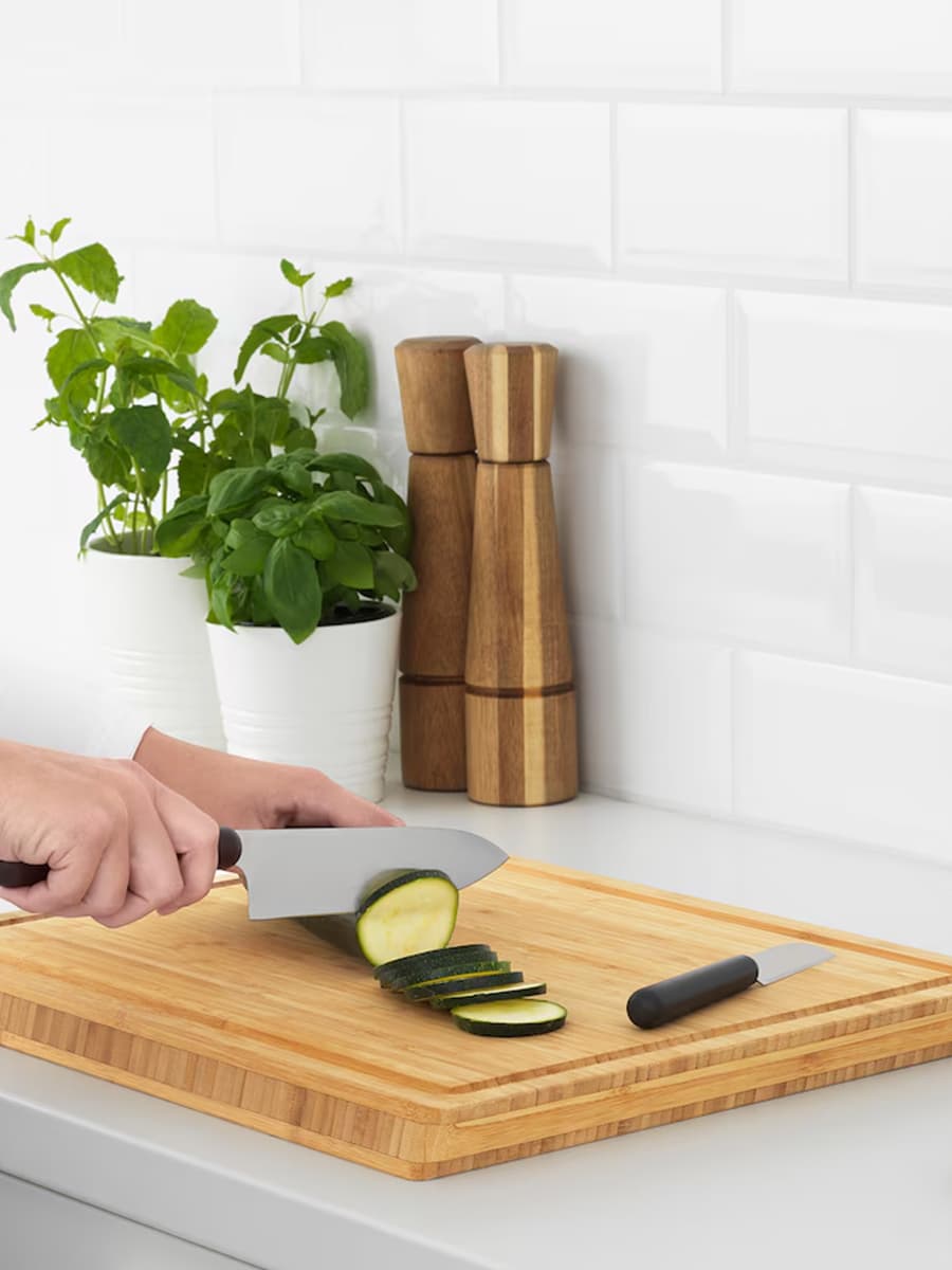 Набор IKEA FÖRDUBBLA из 2 ножей серый
