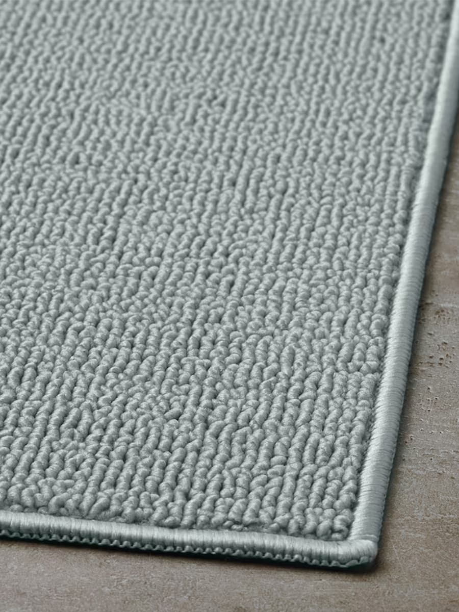 Коврик для ванной IKEA FINTSEN серый,40x60 см
