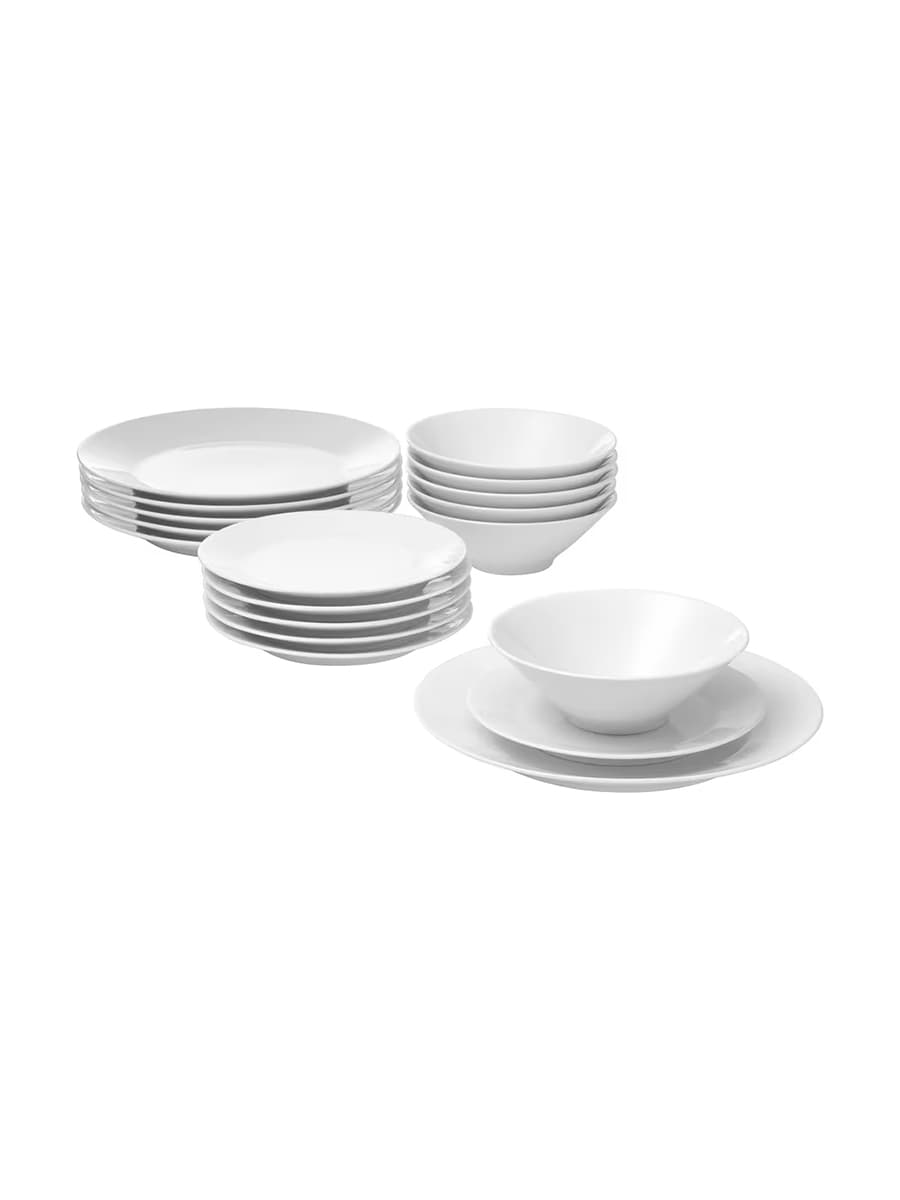 Сервиз IKEA 365+ из 18 предметов, белый