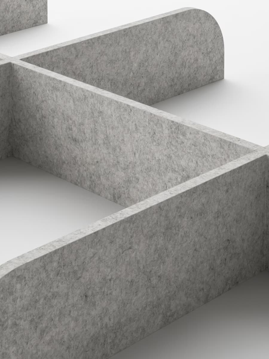 Разделитель IKEA KOMPLEMENT для выдвижного поддона, светло-серый, 50x35 см