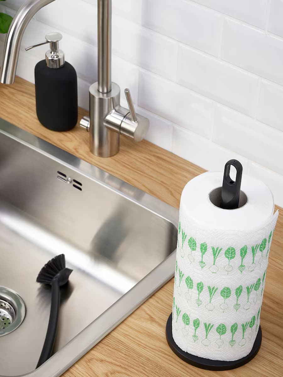 Держатель для кухонных рулонов IKEA FAMILJ, антрацит