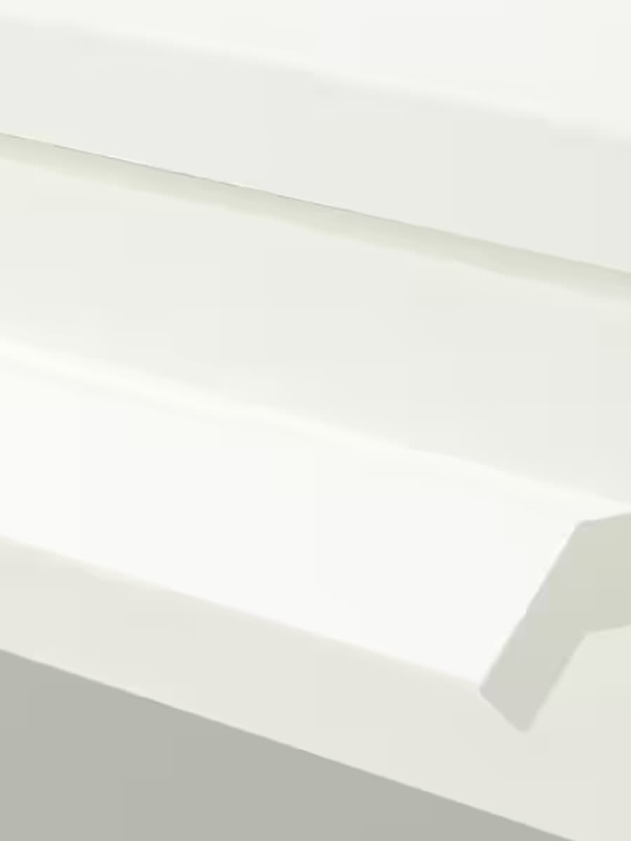 Комод с 3 ящиками IKEA BRIMNES, белый/матовое стекло, 78x95 см