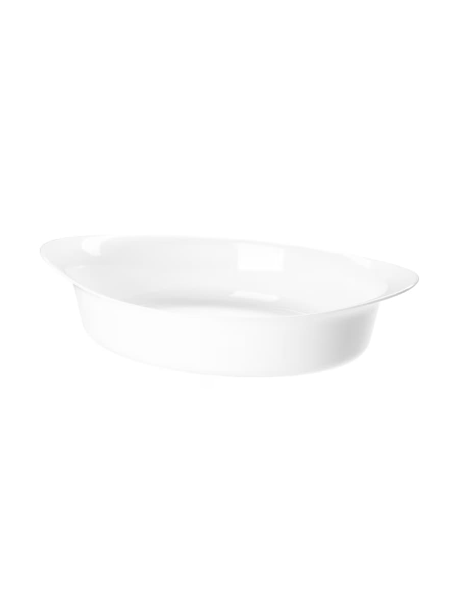 Форма для запекания IKEA LÄTTVIKTIG белая 30x19 см