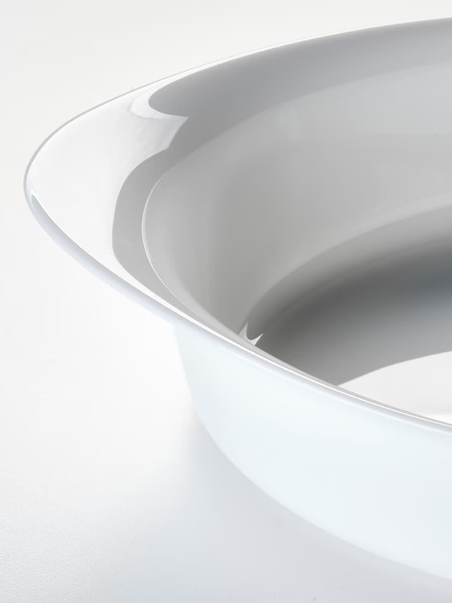 Форма для запекания IKEA LÄTTVIKTIG белая 30x19 см