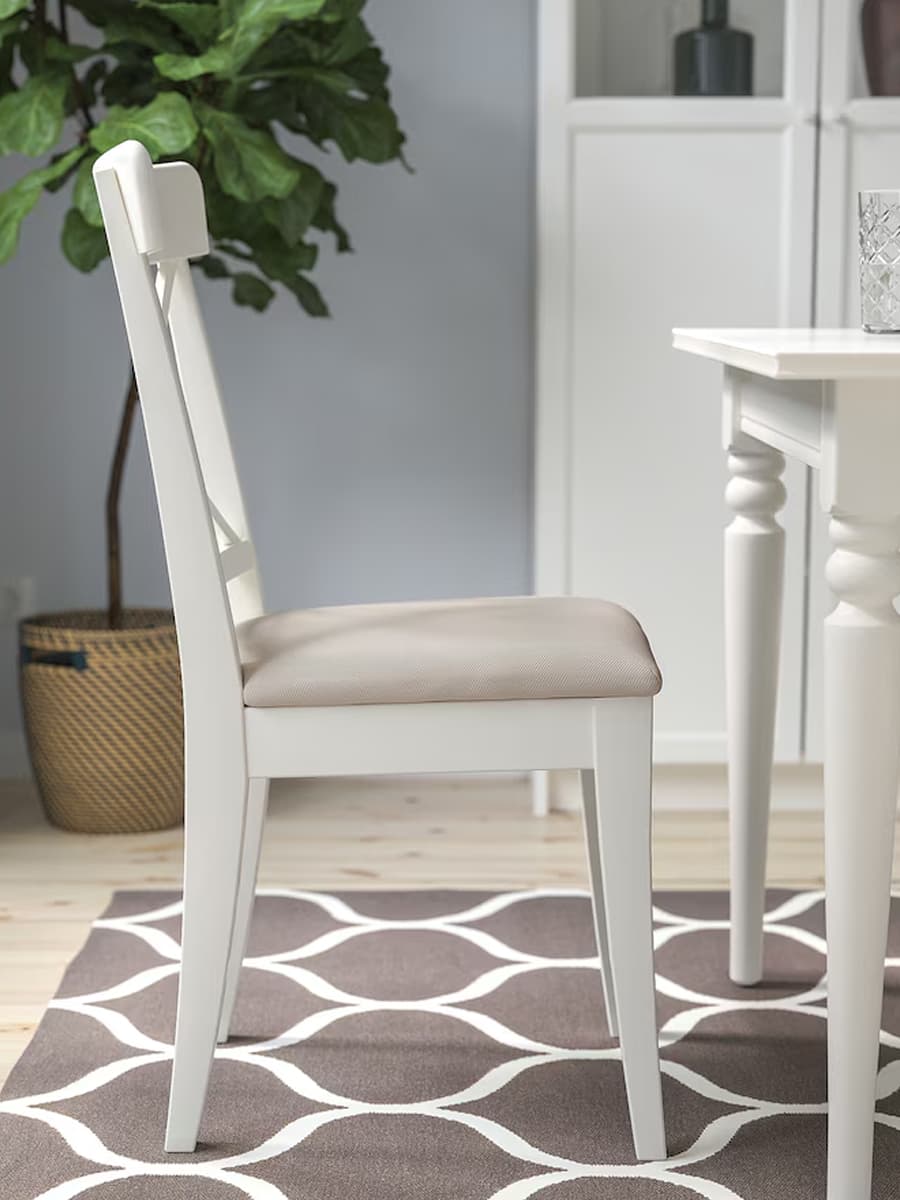 Cтул IKEA INGOLF бежевый мягкий