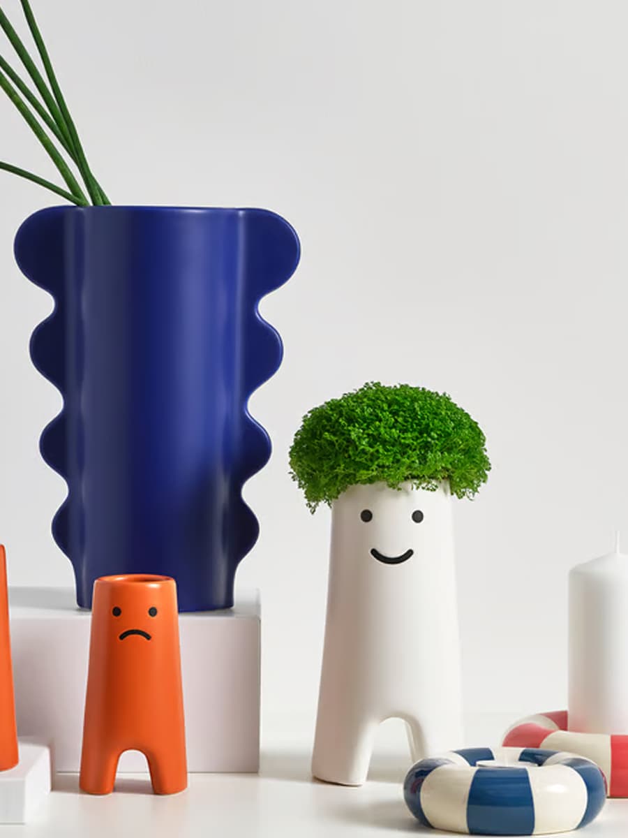 Ваза IKEA FRÖVÄXT белая, 20 см