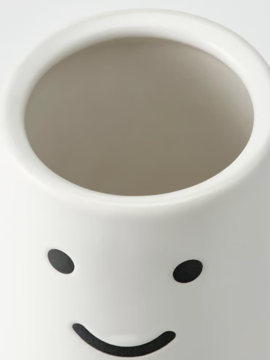 Ваза IKEA FRÖVÄXT белая, 20 см