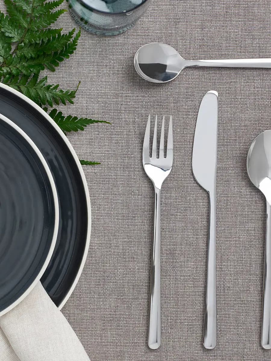 Набор столовых приборов 24 предмета IKEA LÖFTESRIK нержавеющая сталь