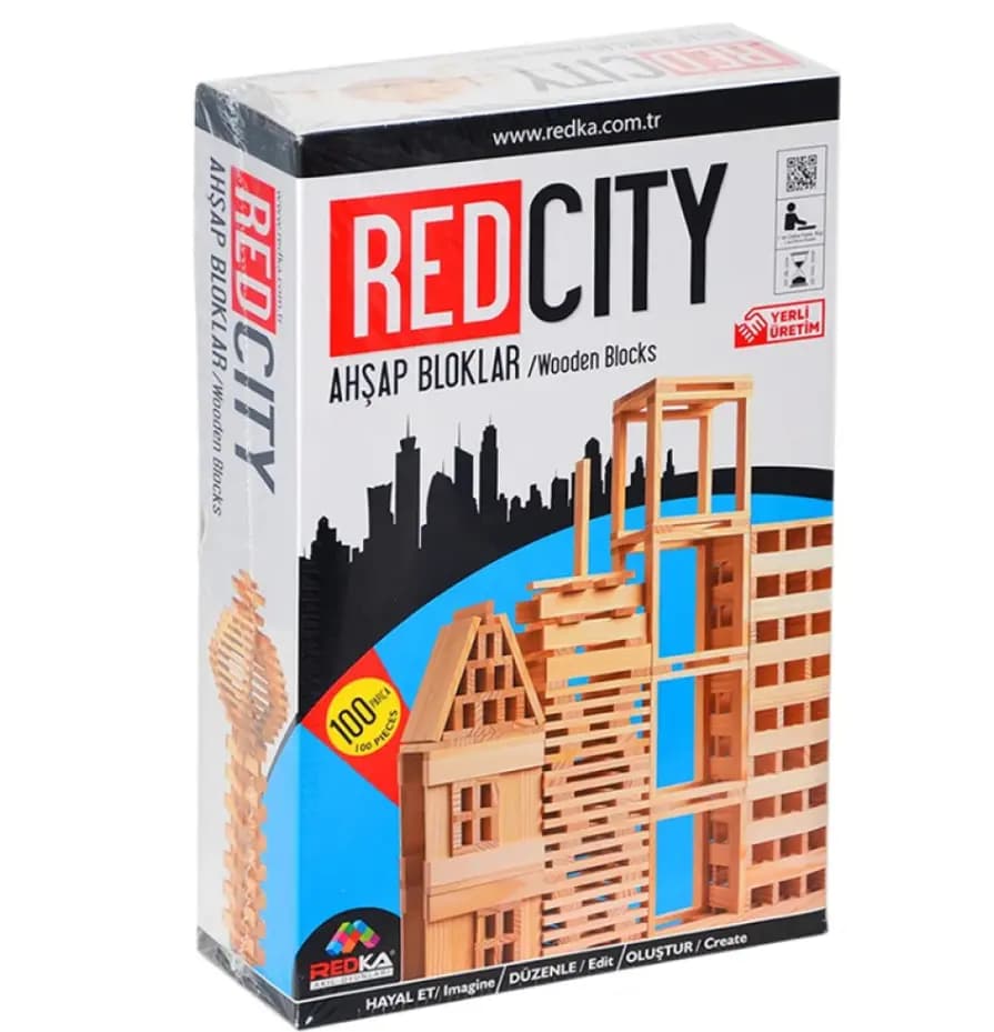 Red City Ahşap Bloklar / Деревянные блоки