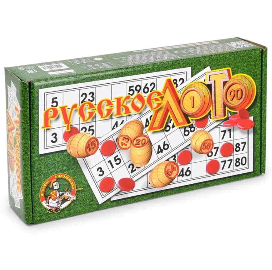 Настольная игра «Русское лото» (арт. 0134R-9)