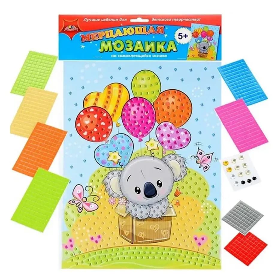 Набор для детского творчества «Мерцающая мозаика. Коала»