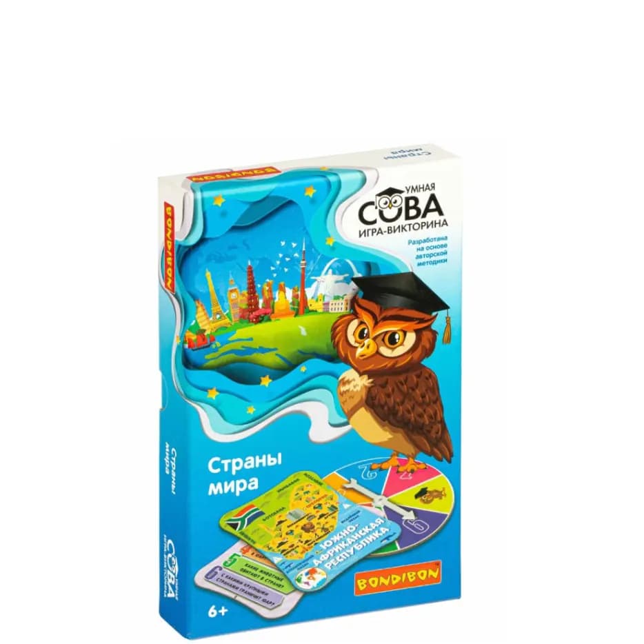 Настольная игра-викторина «Умная сова: Страны мира»
