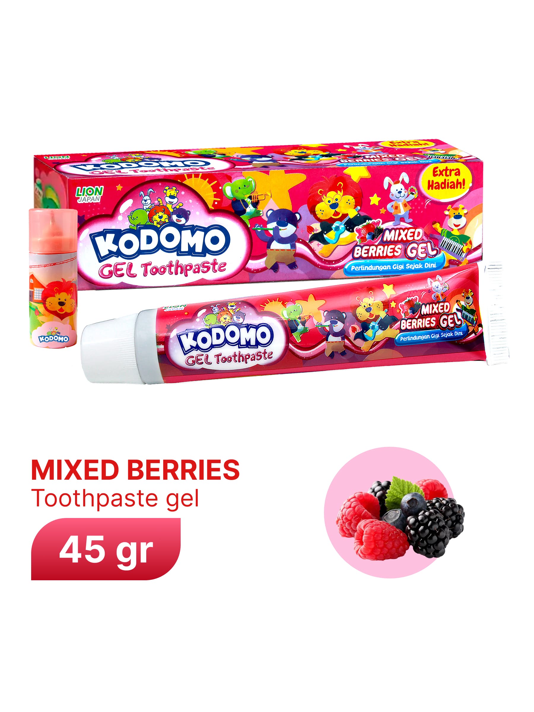 Детская зубная паста Kodomo Mixed Berries 45 гр