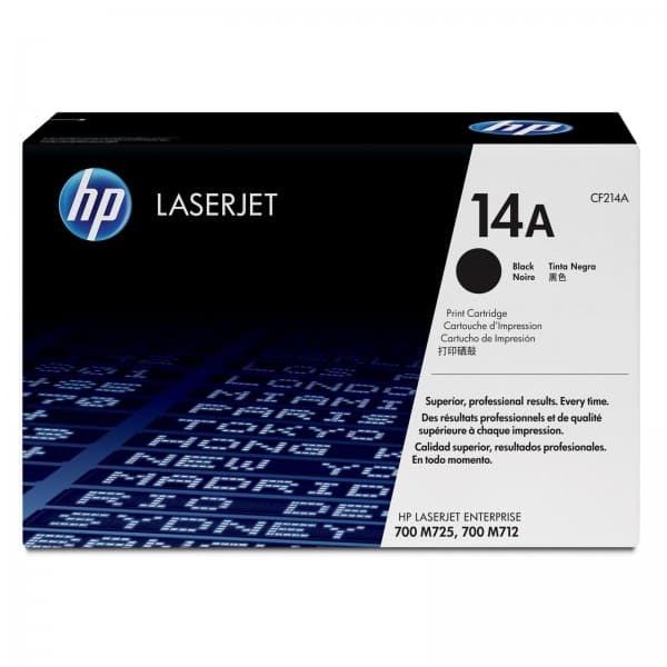 Оригинальный лазерный картридж Jet HP 14А CF214A (чёрный)