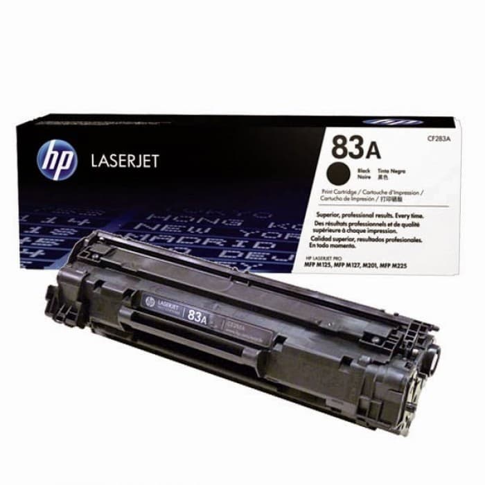 Оригинальный лазерный картридж Jet HP 83A CF283A (чёрный)