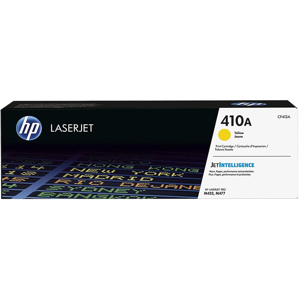 Картридж Color LaserJet HP 410A CF412A, Желтый, для принтеров M452,M377,M477