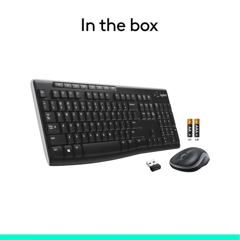 Беспроводной комплект (клавиатура и мышь) Logitech MK270 Wireless Combo