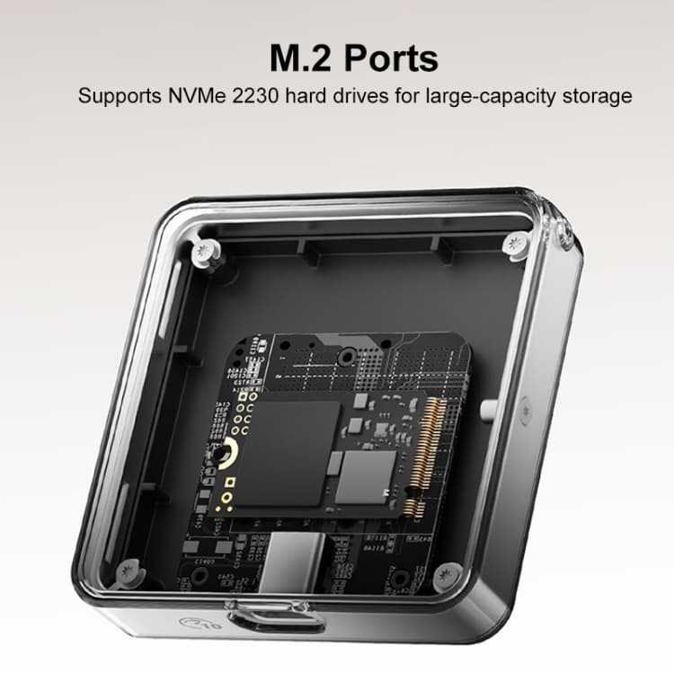 Внешний корпус для жёсткого диска ORICO AP30-G2 для SSD M.2 NVMe 2230 (Черный).
