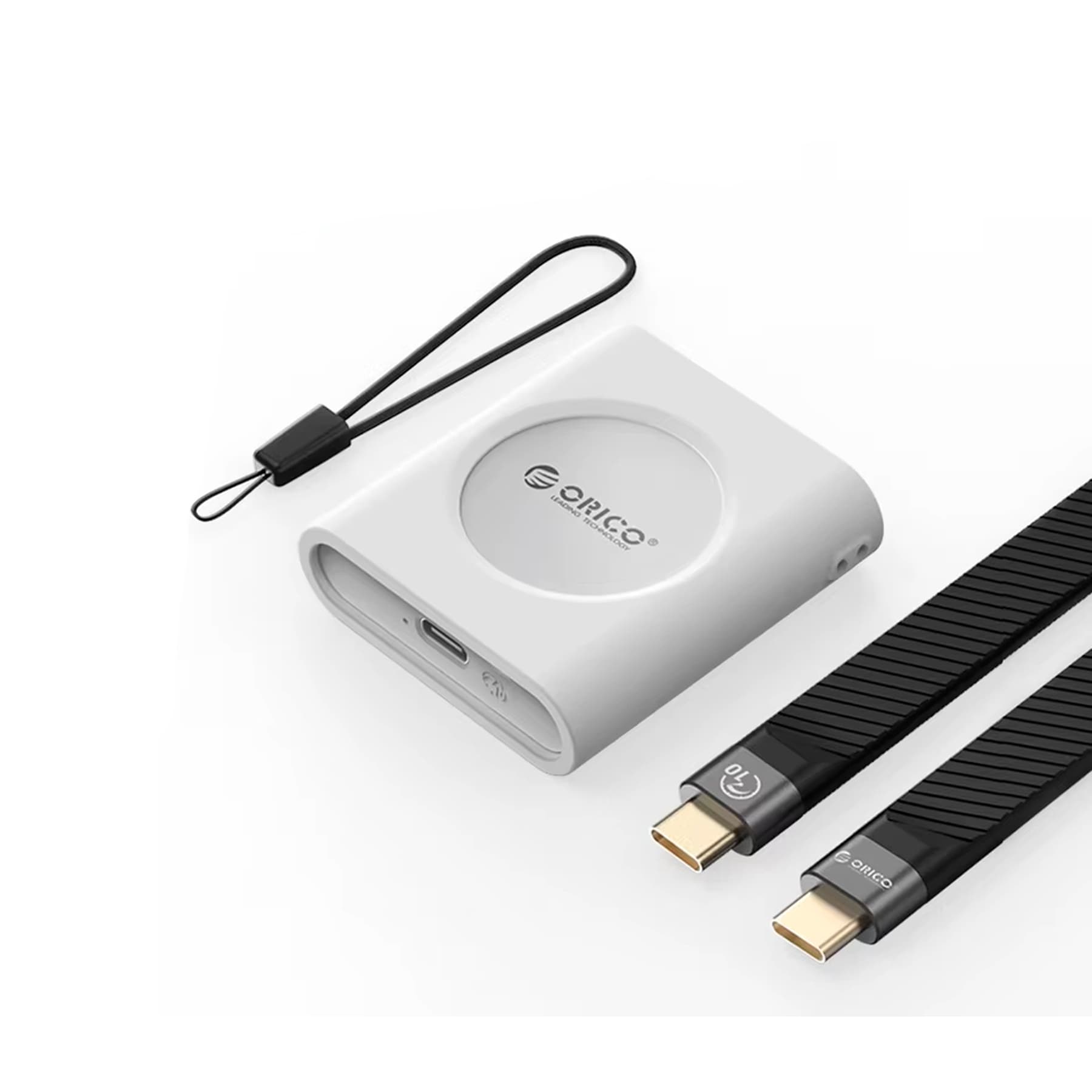 Внешний корпус для жёсткого диска ORICO IP30-G2 для SSD M.2 NVMe 223 (Белый).