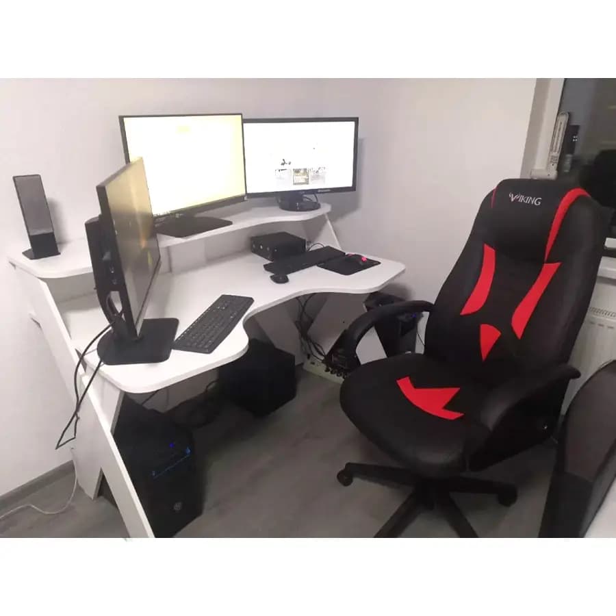 Компьютерный игровой стол X BOT, белый