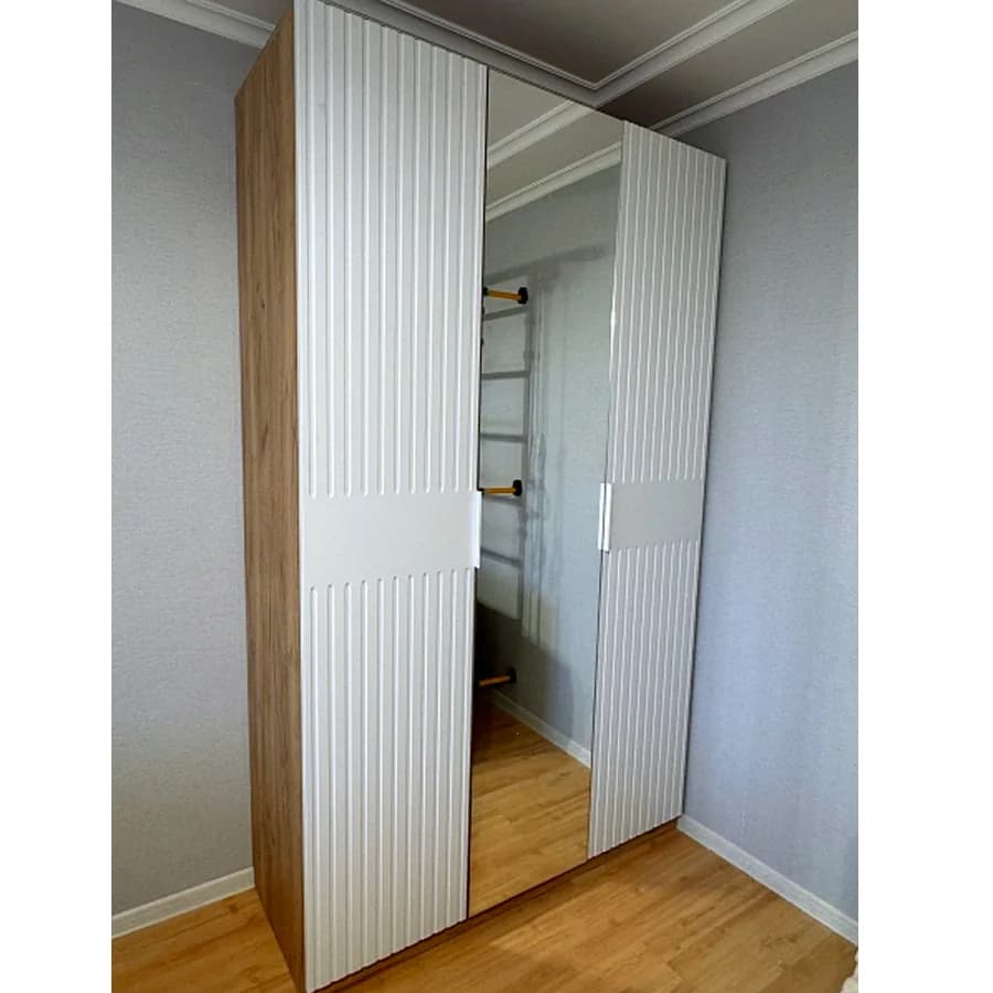 Шкаф Комбинированный с зеркалом (135х225см) из коллекции Хилтон