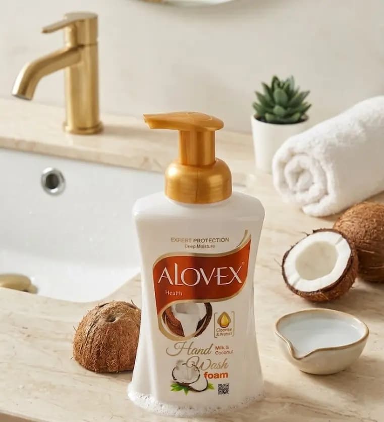 Жидкое мыло Alovex с ароматом молока и кокоса, 500 мл