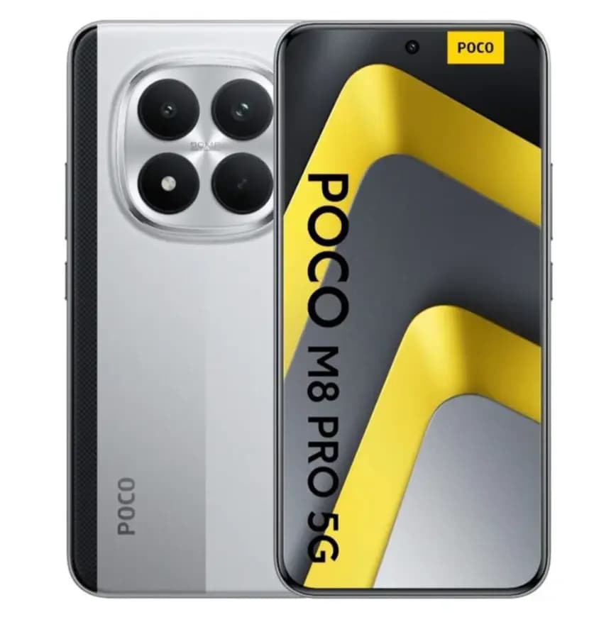 Смартфон Xiaomi Poco M8 Pro 5G 8/256 GB, Silver (Logo)