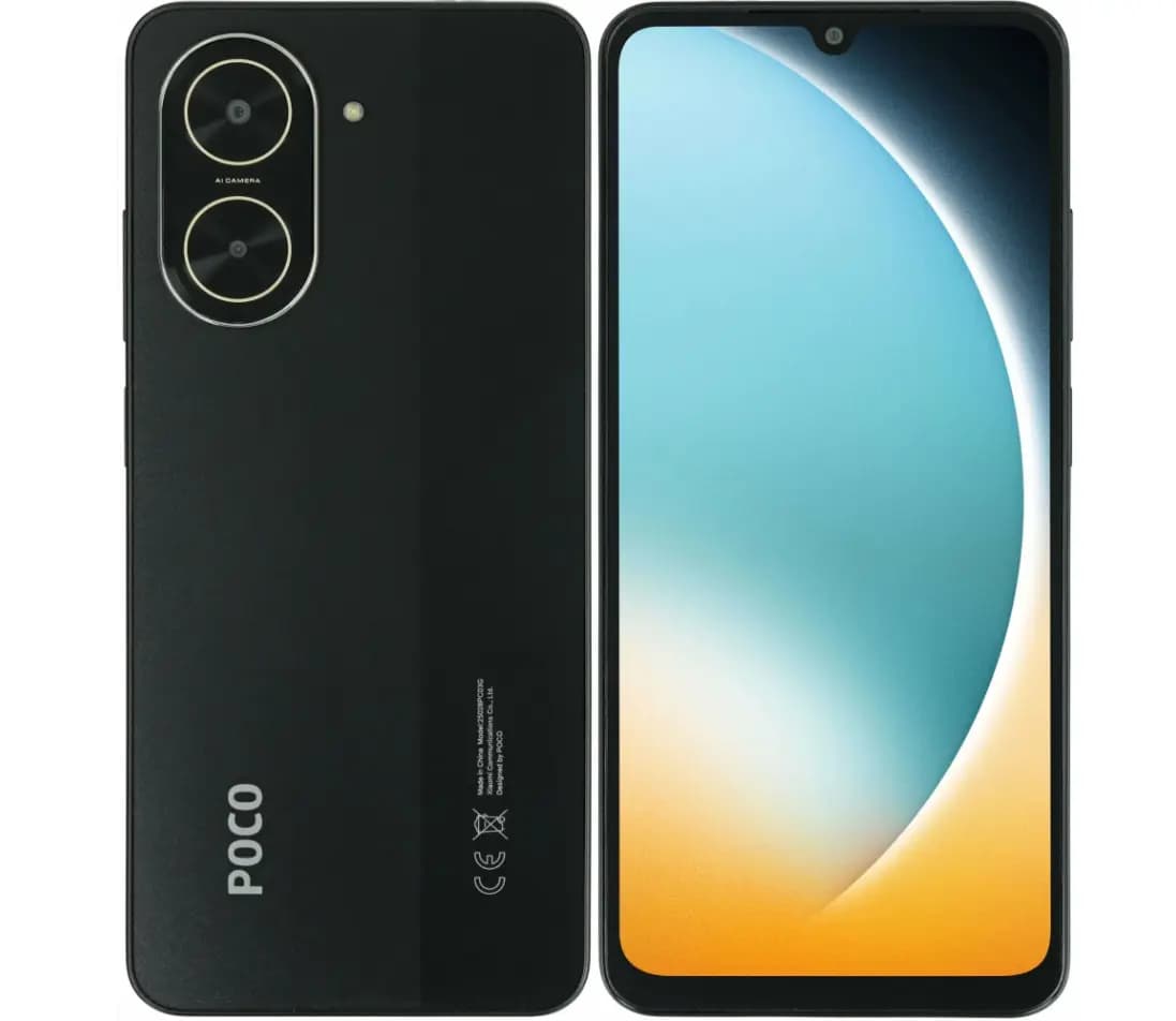 Смартфон Xiaomi Poco C71 4/128 GB, Black (Logo)