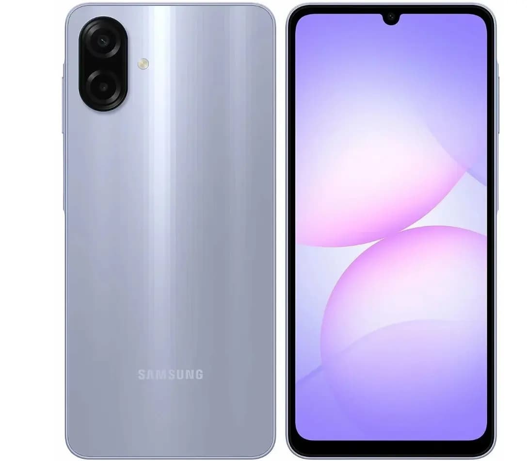 Смартфон Samsung Galaxy A07 4/128 GB Light Violet (Logo)