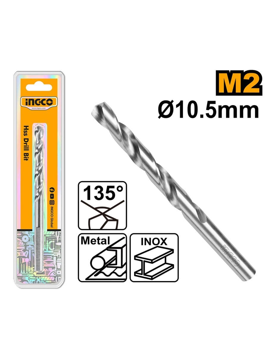 Сверло M2 HSS 2 10,5 мм