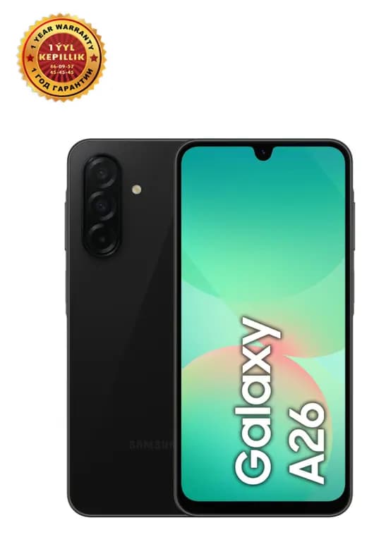 Смартфон Samsung Galaxy A26 8/256 GB, Чёрный