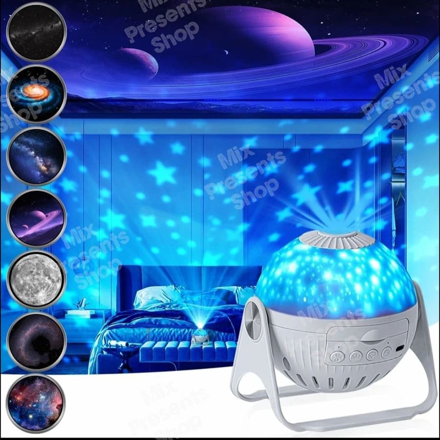 Ночник-проектор "Galaxy" планетарий (6 слайдов)