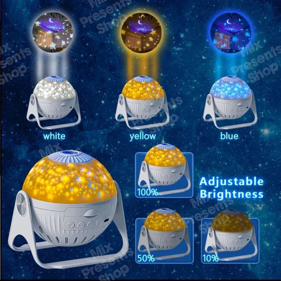 Ночник-проектор "Galaxy" планетарий (6 слайдов)