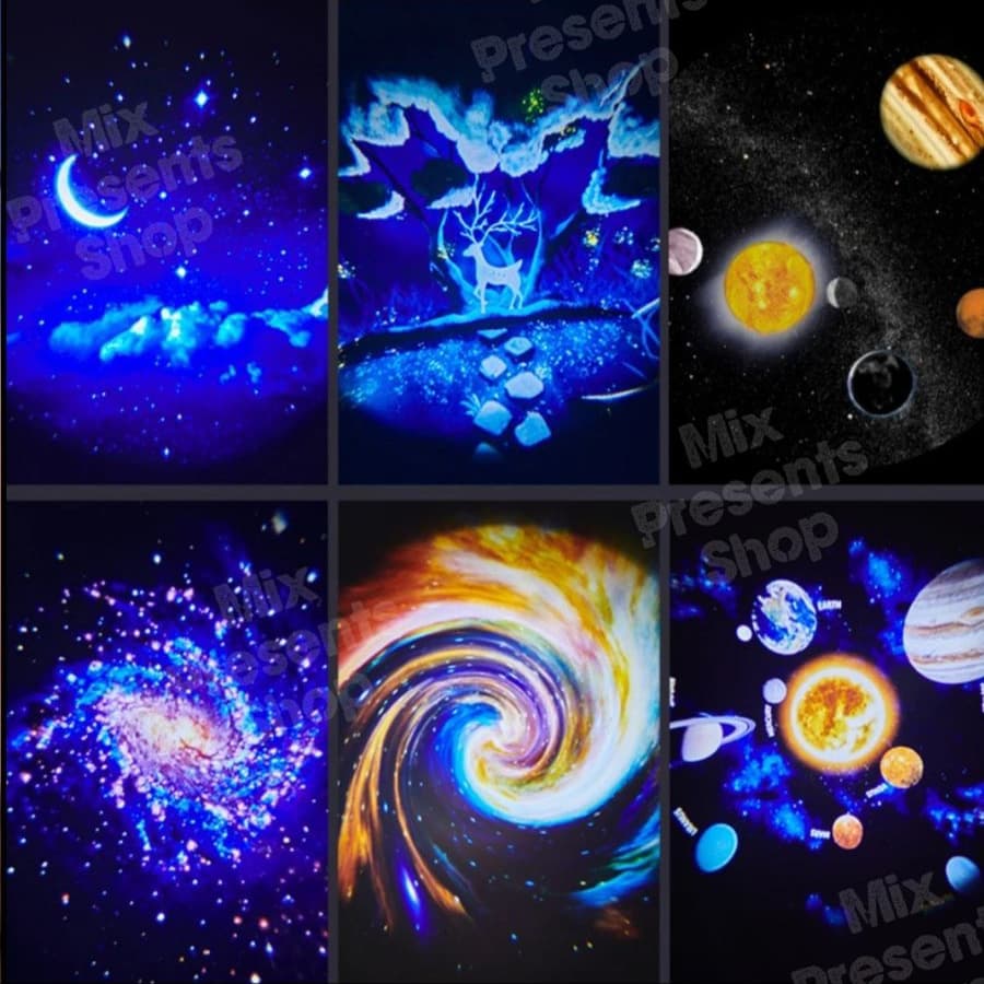 Ночник-проектор "Galaxy" планетарий (6 слайдов)