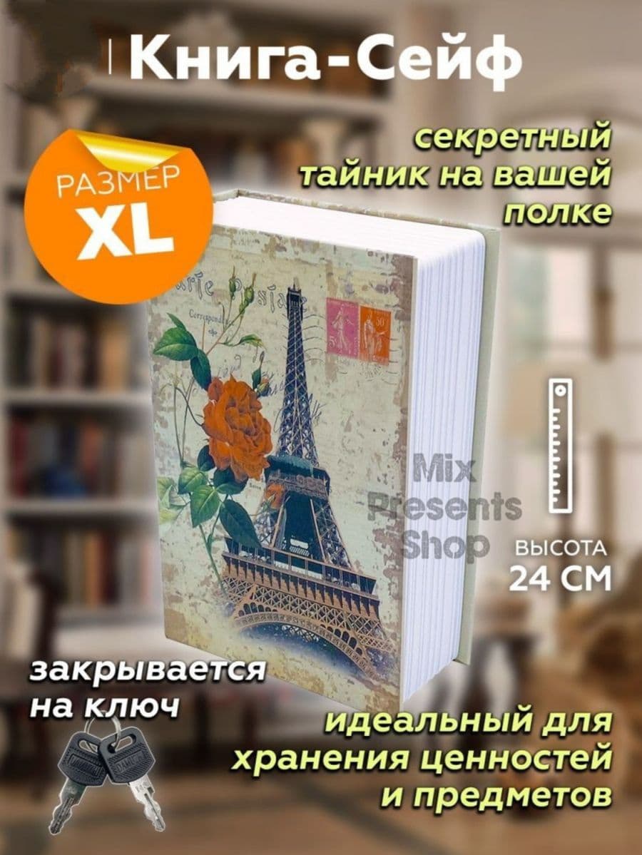Книга-сейф "Paris"