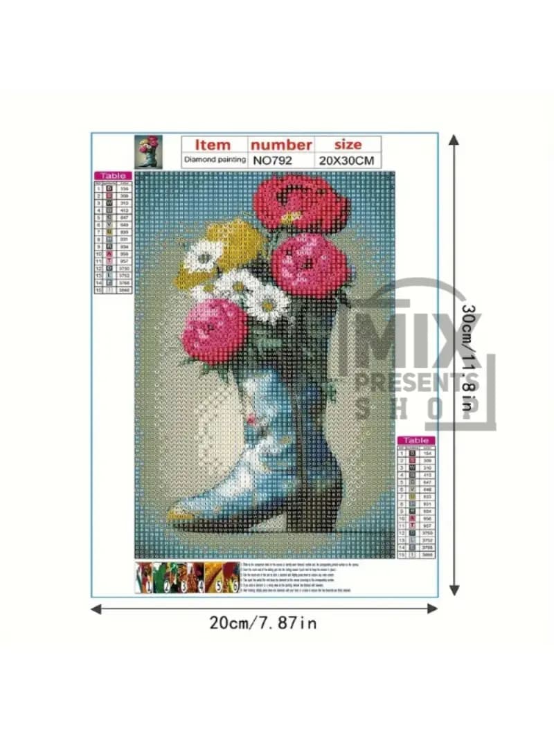 Алмазная картина 5D 30×40см (мозаика) без подрамника