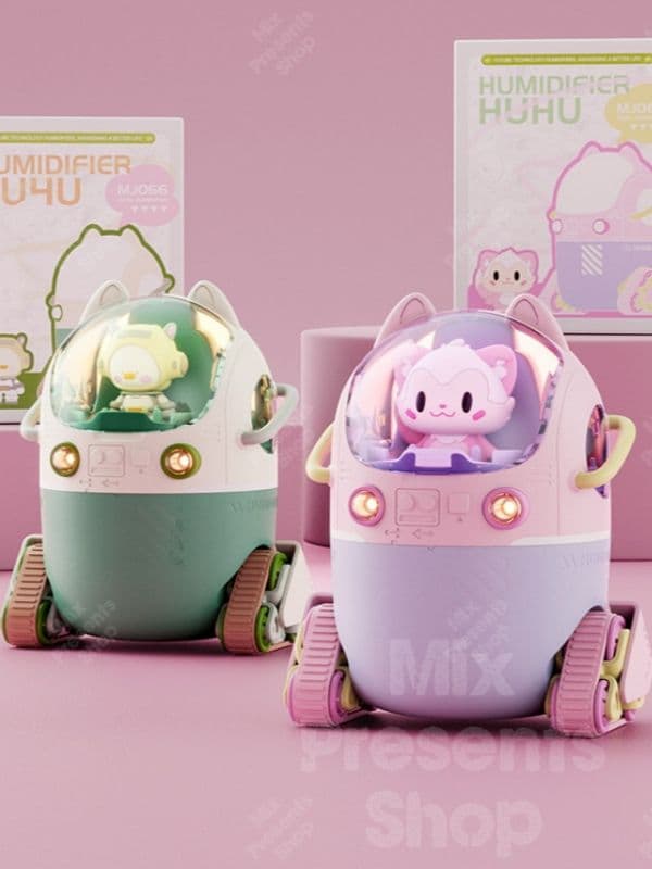 Увлажнитель "Robot HUHU" для детской комнаты подсветкой 200ml