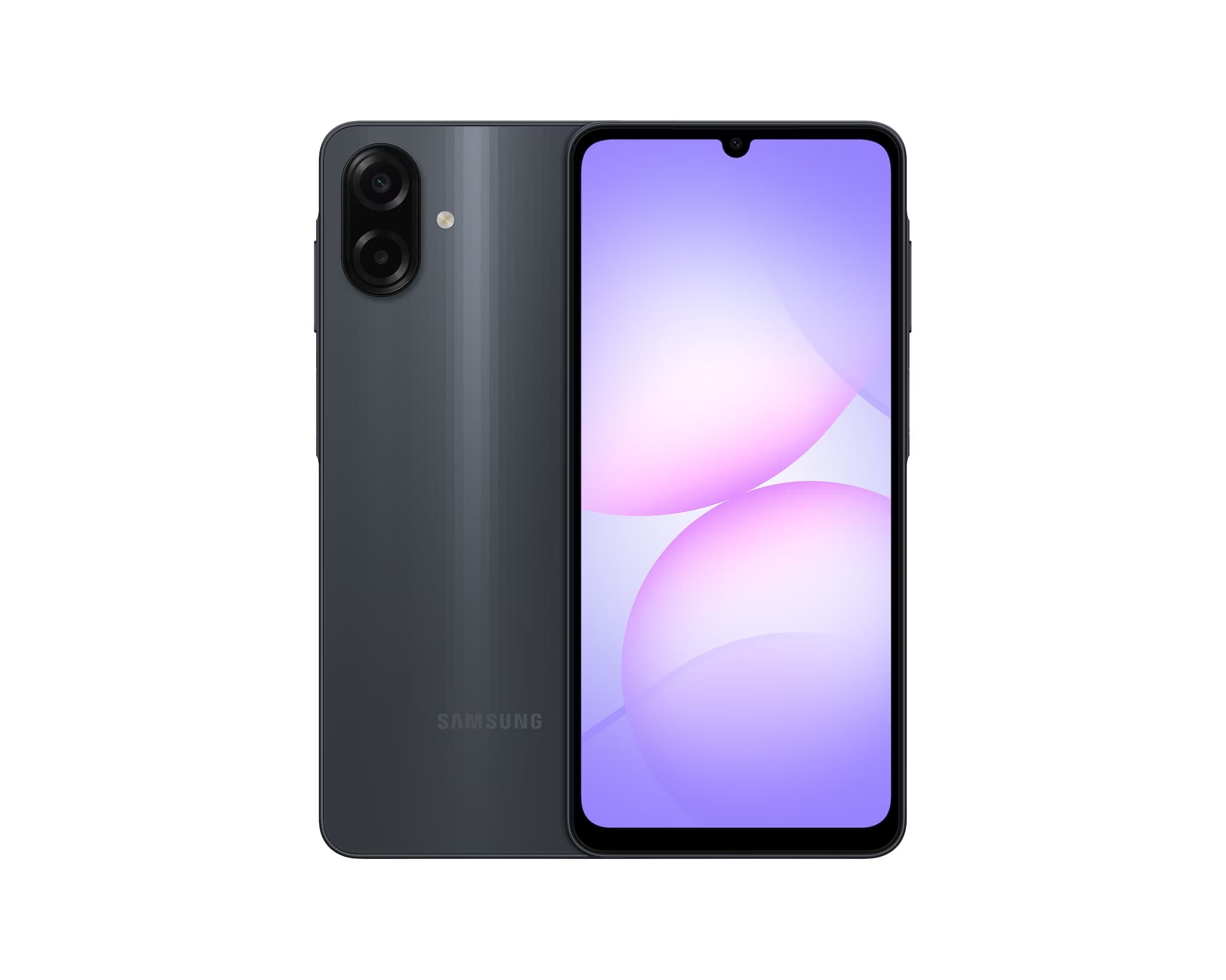 Смартфон Samsung A07 (6/128GB) Black, (Logo)